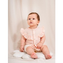 Kidaxi Şile Bezi Gömlek ve Şort Takımı – 3-24 Ay Yazlık Bebek Set