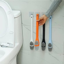 Silikon Tuvalet Klozet Detay Temizleme ve Ince Detay Fırçası 2'li Set