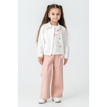Kinderos Flowers Nakışlı Kız Çocuk 3\'lü Takım - 26K 6355