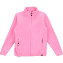 Jeep Pembe Kız Çocuk Dik Yaka Relaxed Polar Sweatshırt J5WG-SWT7502