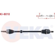 Teknorot VEKA-KI-8010 - Komple Aks Sag On Uzunluk 881MM Kıa Pıcanto (Ja) 1.25 Mpı M-T 2017-