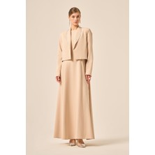 Ftz Women Kadın Ceket Elbise Takım  Bej 31210