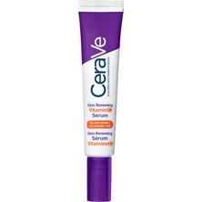 Cerave Aydınlatıcı Vitamin C Yüz Serumu 30ml Tüm Cilt Tipleri İçin Hyaluronik Asit İçerir