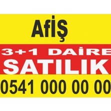 Aydın Garage (70 cm x 100 Cm) 3+1 Satılık Daire Branda - Afiş- Pankart