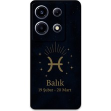 Gramaphone Infinix Note 30 Vıp Uyumlu Balık Burcu Desenli Telefon Kılıfı + Ekran Koruyucu - 5779