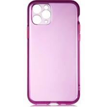 Zore iPhone 11 Pro Uyumlu Nxxa Bistro Kapak-Mor
