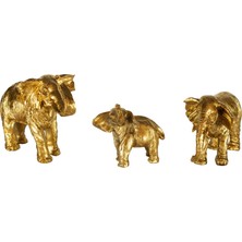 Storish Fil Ailesi Üçlü Altın