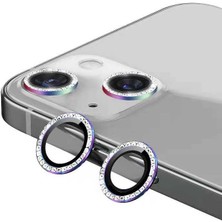 Zore iPhone 13 Uyumlu Nxxa Cl-06 Kamera Lens Koruyucu-Colorful