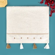 Evidea Soft Piene El Havlusu - Ekru / Bej - 30X50 cm