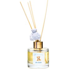 Mena Rise 100 ml Mavi Ayıcık Seramik Taş Bambu Çubuklu New Baby Oda Kokusu