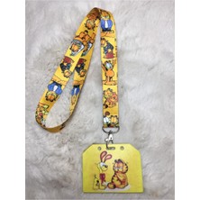 Hediyebum Garfield Boyun Askısı ve Kartlık