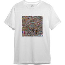 The Lucid Lab Reddit Place Tişört - Beyaz