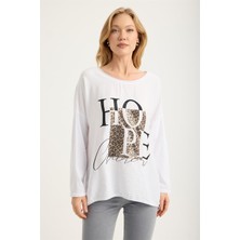 Home Store Yaldızlı Leopar *hope* Bluz