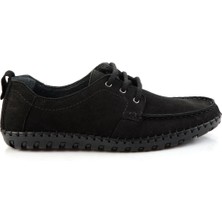 Bambi Siyah Leather Erkek Casual Ayakkabı E01900400001