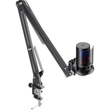 Mena Rise Gamenote GK50 Pro Rgb Gaming Profesyonel Oyuncu Yayıncı Mikrofonu ve Masa