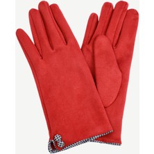 Yargıcı Düğme Detaylı Ağzı Biyeli Eldiven