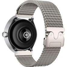 MobaxAksesuar Mi Watch Color 1/2 2mm Kordon Gerçek Titanyum Hasır Metal Band 100