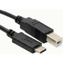 Tkz 4969 Type C To USB Yeni Nesil Printer Yazıcı Tarayıcı Ara Bağlantı Kablosu 1.5metre