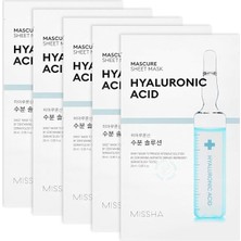 Hyalüronik Asit Içerikli Nemlendirici Yaprak Maske Mascure Hydra Solution Sheet Mask (Hyaluron Acid)