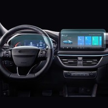 Ael-Tech Ford Focus Uyumlu 13,2 Inç Navigasyon ve 12,3 Inç Dijital Gösterge 9h Nano Ekran Koruyucu 2li Set
