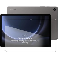 Samsung Galaxy Tab S9 Fe 10.9 Inç Uyumlu Temperli Ekran Koruyucu Kırılmaz Cam Glass X510 X515 X517