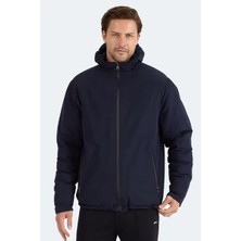 Slazenger Brelıs Erkek Çift Taraflı Lacivert Haki Mont & Kaban