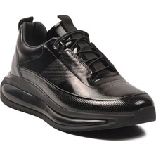 Ayk's Siyah Rugan Hakiki Deri Airbagsole Erkek Sneaker 152-22053 M