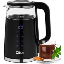 Mena Rise Ayarlı Cam Su Isıtıcısı 1,7 L (40 °c Ila 100 °c) - Bakım Fonksiyonu - Seçimli LED Ekran - 2200 W -%100 Bpa Içermez