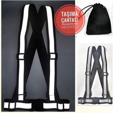 Caro (145) Motosiklet - Bisiklet Reflektörlü Yelek - Motorsiklet Reflektörlü Yelek Scooter Yelek ile Uyumlu