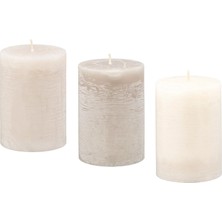 IKEA Forsoka Blok Mum Bej 30 Saat 3 Adet