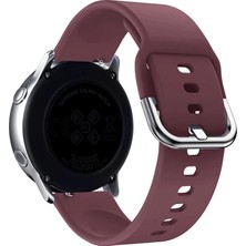MobaxAksesuar Samsung Galaxy Watch 3 Gear S3 Kordon 45MM 46MM Kordon Silikon Bileklik Kopçaklı Kordon Bhr