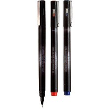 Uni-Ball Çizim Kalemi Akrilik Uçlu Fine Line Pin 0.1 mm Mavi Pın 01-200