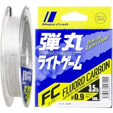 Misda Store Craft Dangan Light Game Fluoro Carbon Misina DLG-F-0.9/0.157MM/3.5LB/1.98KG/100MT