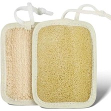 Misda Store Doğal Kabak Lifi Yüz Vücut Temizleyici Banyo Kesesi – Çift Taraflı Peeling Pedi, 15X11 Cm, Exfoliating Rovin Kumaşlı, Cilt Yenileyici Canlandırıcı Sıkılaştırıcı, Selülit Karşıtı,hücre Yenileme