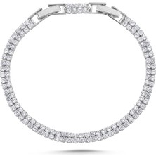 Merano Design 2mm Çift Sıra Su Yolu Bileklik