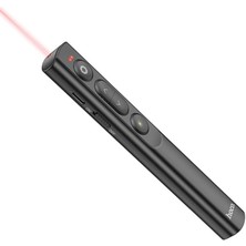 100MT Mesafeli USB Girişli Şarjlı Rf2.4ghz Projeksiyon Sunum Kumandası Kırmızı Lazer Işaretçili