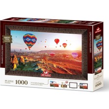 Mena Rise Puzzle Kapadokya'nın Son Işıkları 1000 Parça Çerçeveli Puzzle