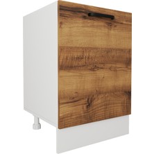 Napoli Evye Dolabı Ayaklı Evye Modül Dolap 60 cm