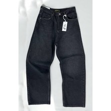 Denim Republic Erkek Füme Baggy Bol Kot Pantolon Bol Paça