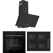 Ferre Flowart Serisi (QBL62CS-SS205-D086) Ankastre Set