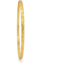 ferizz  altın kaplama 3 mm baklava model bilezik blz-3124