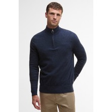 Barbour Waterbury Half Zip Kazak NY91 Navy