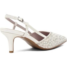 Celal Gültekin Kadın Sedef Arkası Açık İnce Topuklu Abiye Ayakkabı