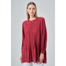 Ftz Women Kadın Tunik  Bordo 31180