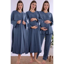 Effortt Indigo Hamile Lohusa Set