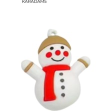 Pastry Planet Pasta Üstü Silikon Yılbaşı Süsü Kardan Adam 1 Adet