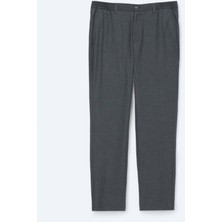 Kip Antrasit Düz Dokuma Jogging Fit Casual Pantolon