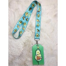 Hediyebum Avakado Boyun Askısı ve Dik Kartlık