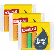 Koroplast Düz Bulaşık Süngeri 5 Li x 3 Adet