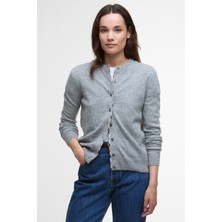 Barbour Pendle Triko Hırka GY71 Grey Marl/hessian Tartan